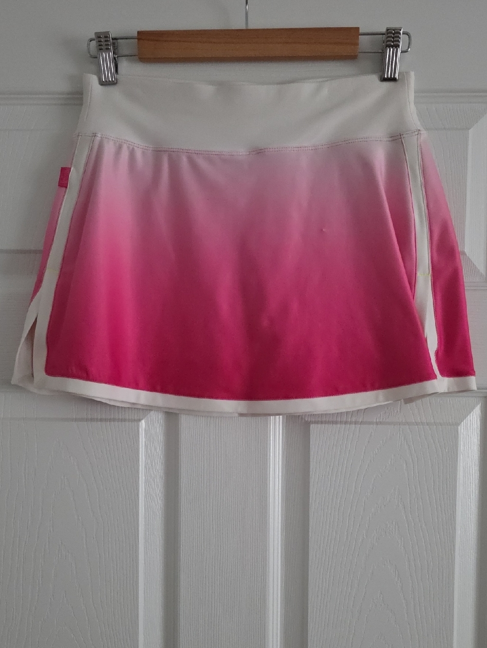 Nike White to Pink Ombre Circle Skater Skirt